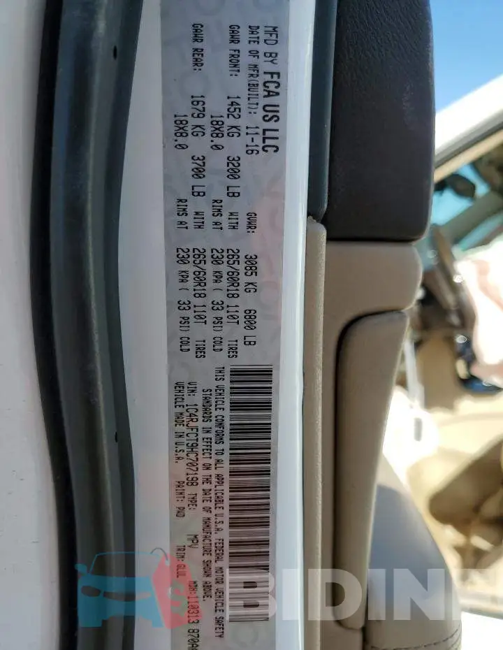 1C4RJFCT9HC707198 Photo# 14