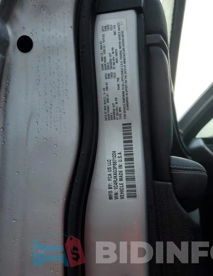 1C4RJGBG1PC525830 Photo# 13