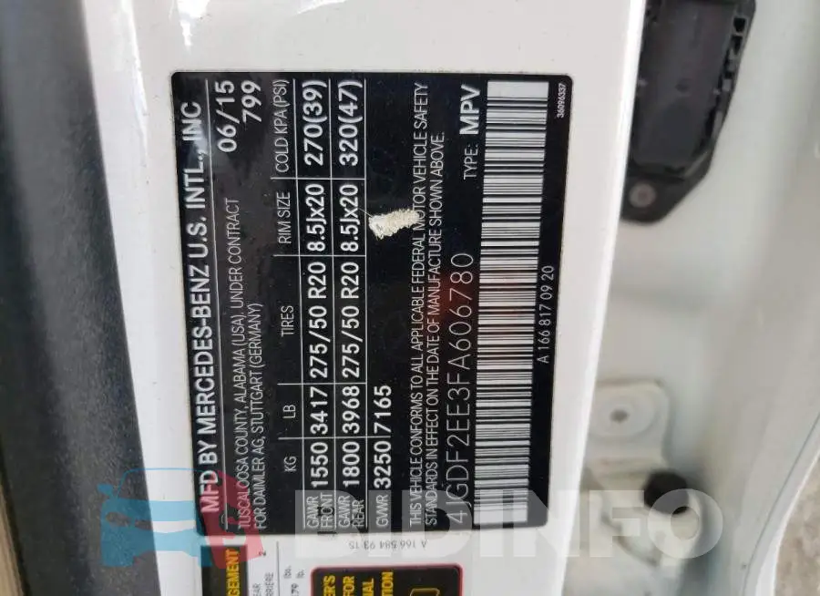 4JGDF2EE3FA606780 Photo# 14