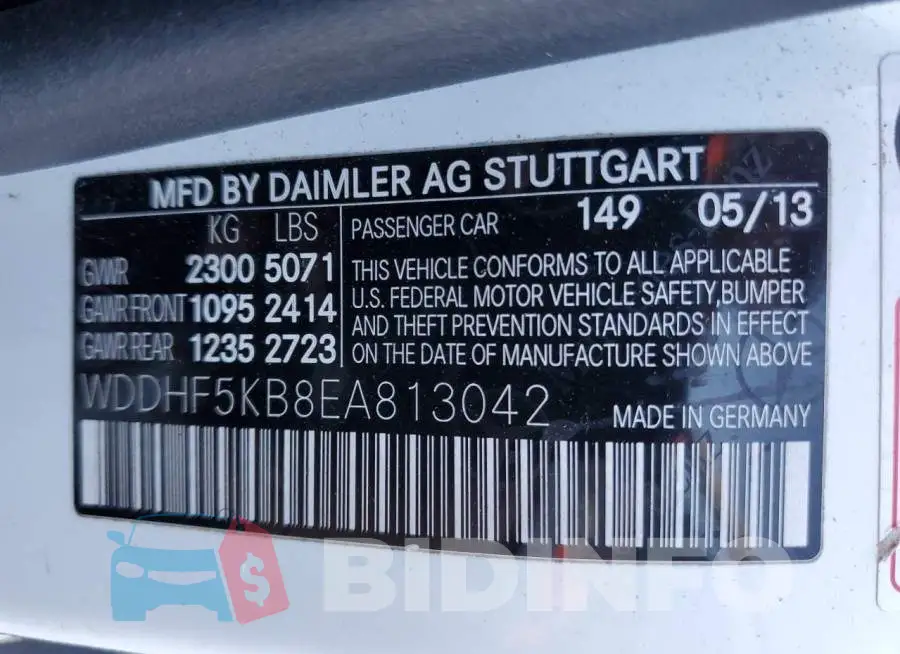 WDDHF5KB8EA813042 Photo# 12