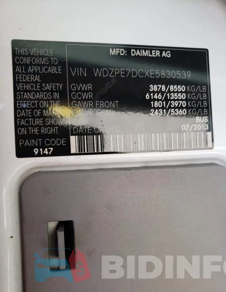 WDZPE7DCXE5830539 Photo# 14