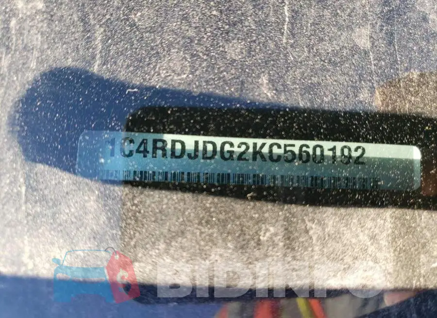 1C4RDJDG2KC560192 Photo# 13