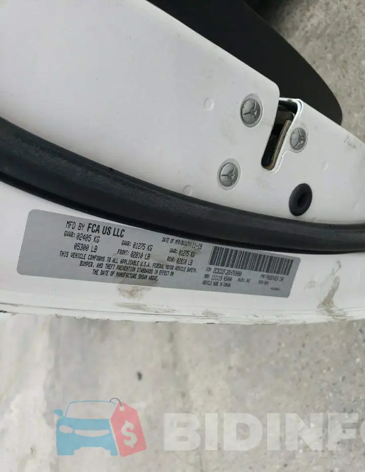 2C3CDZFJ2KH759080 Photo# 12
