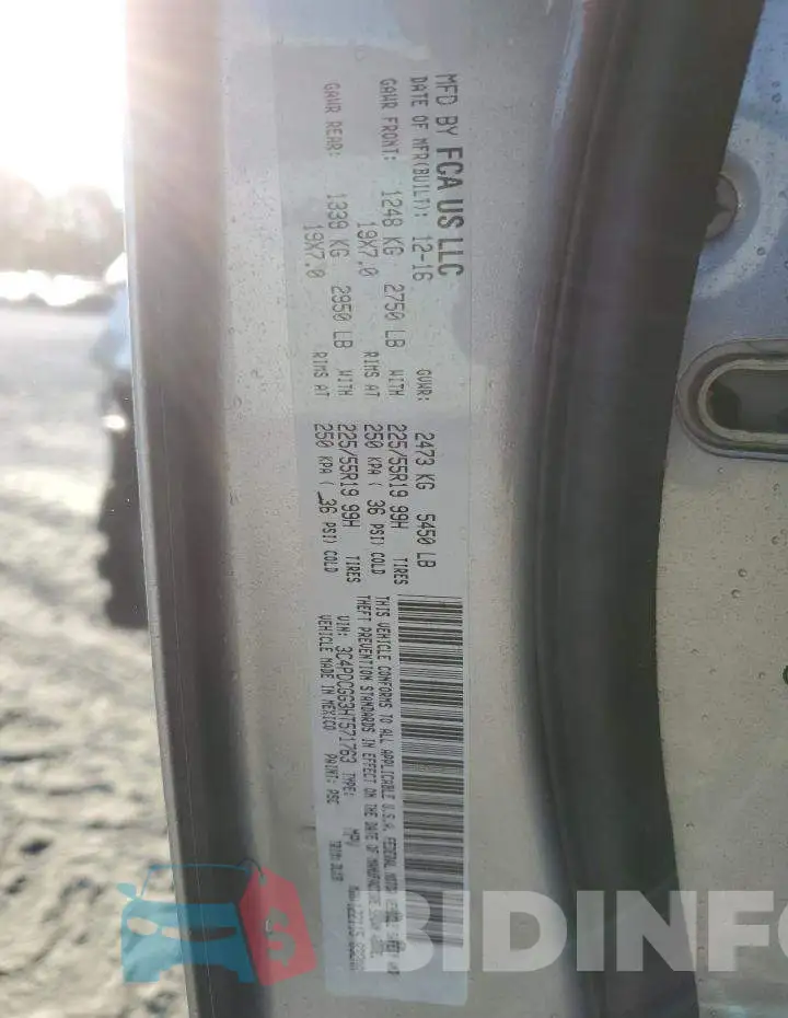 3C4PDCGG3HT571763 Photo# 14