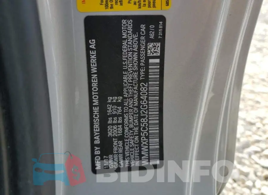 WMWXP5C58J2G64082 Photo# 12