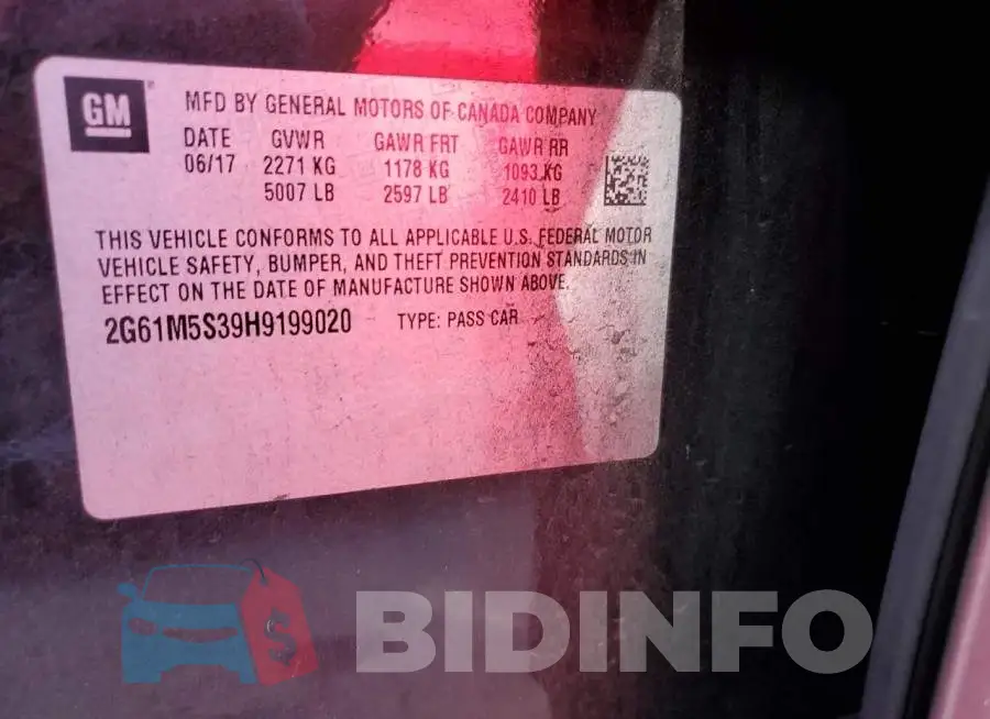 2G61M5S39H9199020 Photo# 12