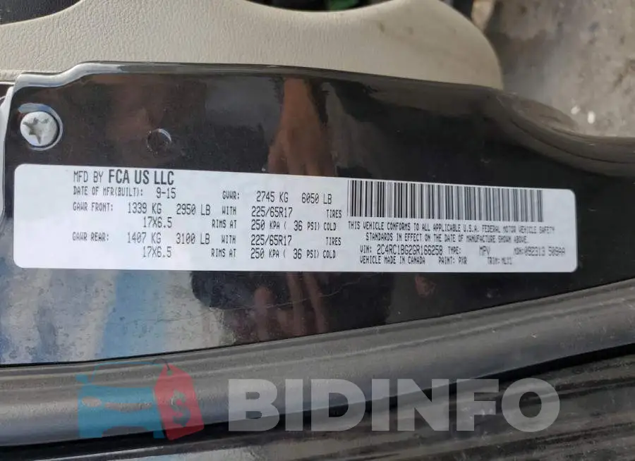 2C4RC1BG2GR166258 Photo# 13