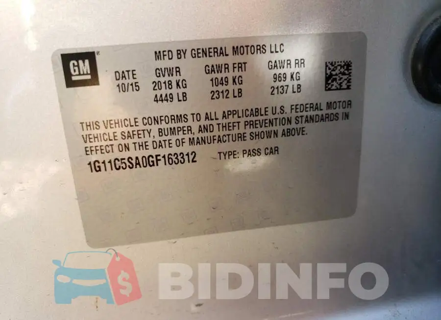 1G11C5SA0GF163312 Photo# 12
