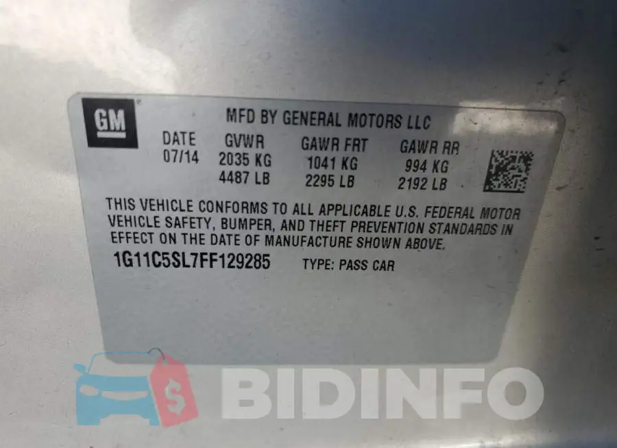 1G11C5SL7FF129285 Photo# 12