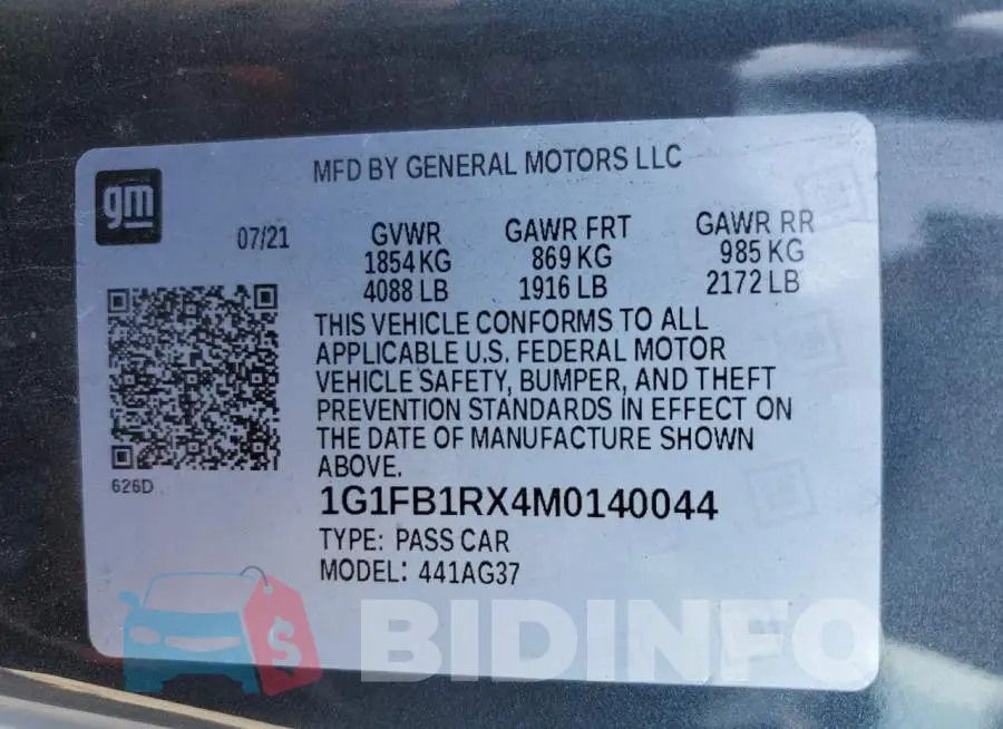 1G1FB1RX4M0140044 Photo# 12