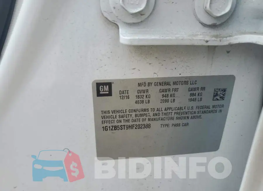 1G1ZB5ST9HF202388 Photo# 12