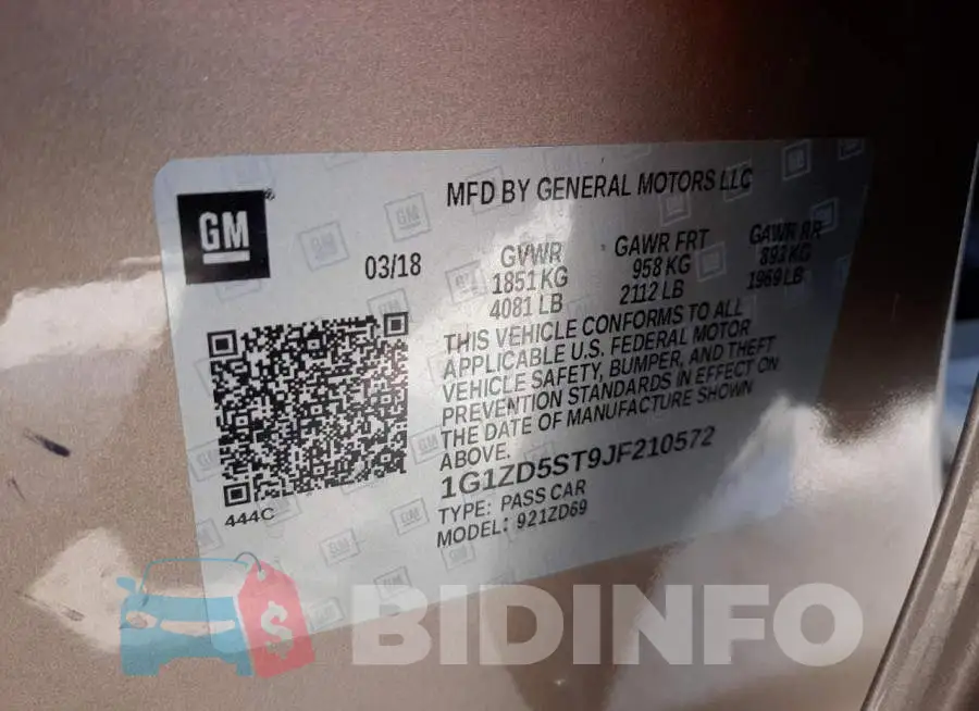 1G1ZD5ST9JF210572 Photo# 12