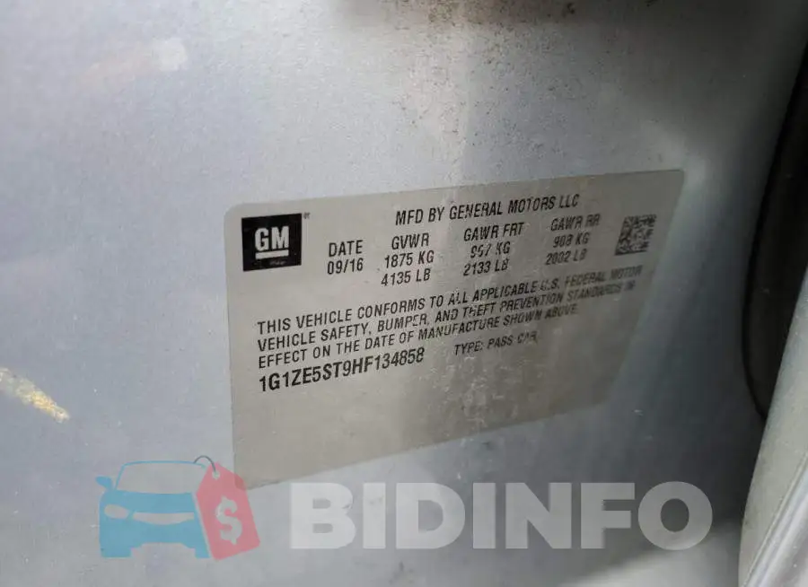 1G1ZE5ST9HF134858 Photo# 12