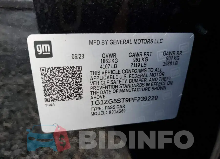 1G1ZG5ST9PF239229 Photo# 12