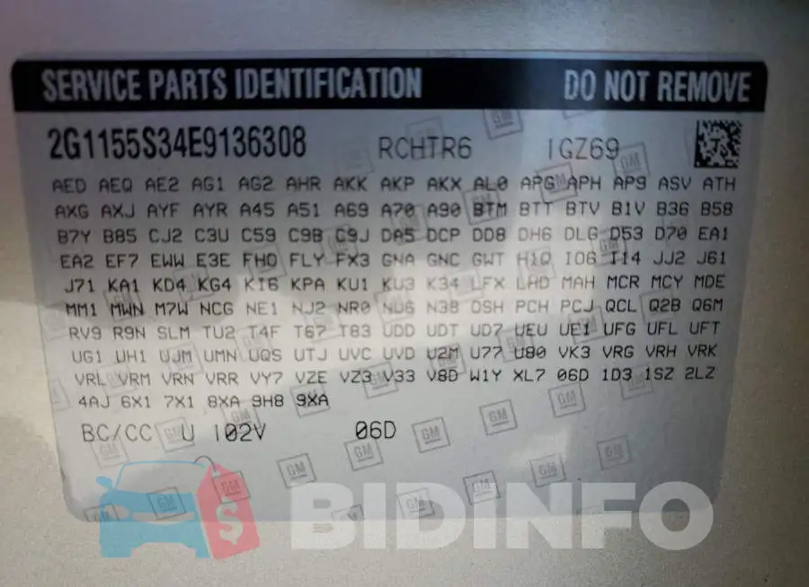 2G1155S34E9136308 Photo# 12