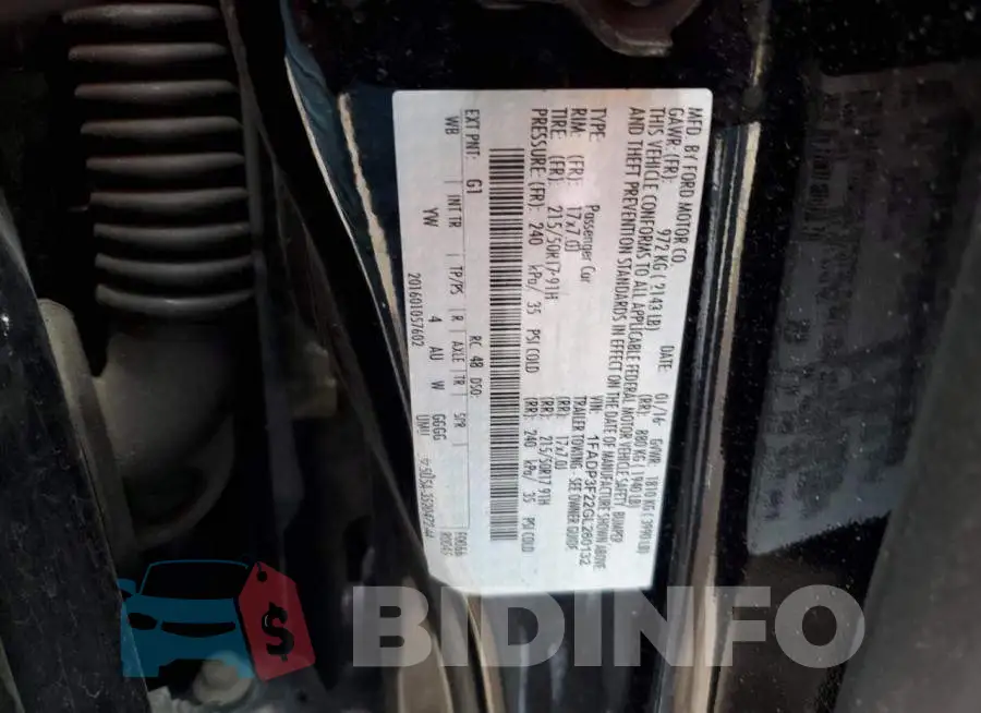 1FADP3F22GL260132 Photo# 12