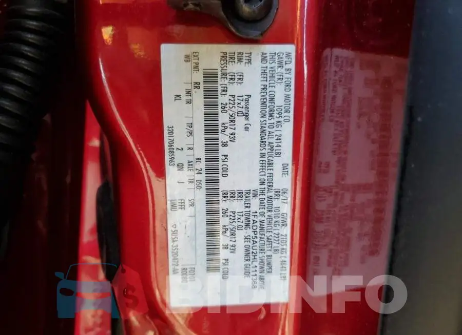 1FADP5AU2HL111368 Photo# 12