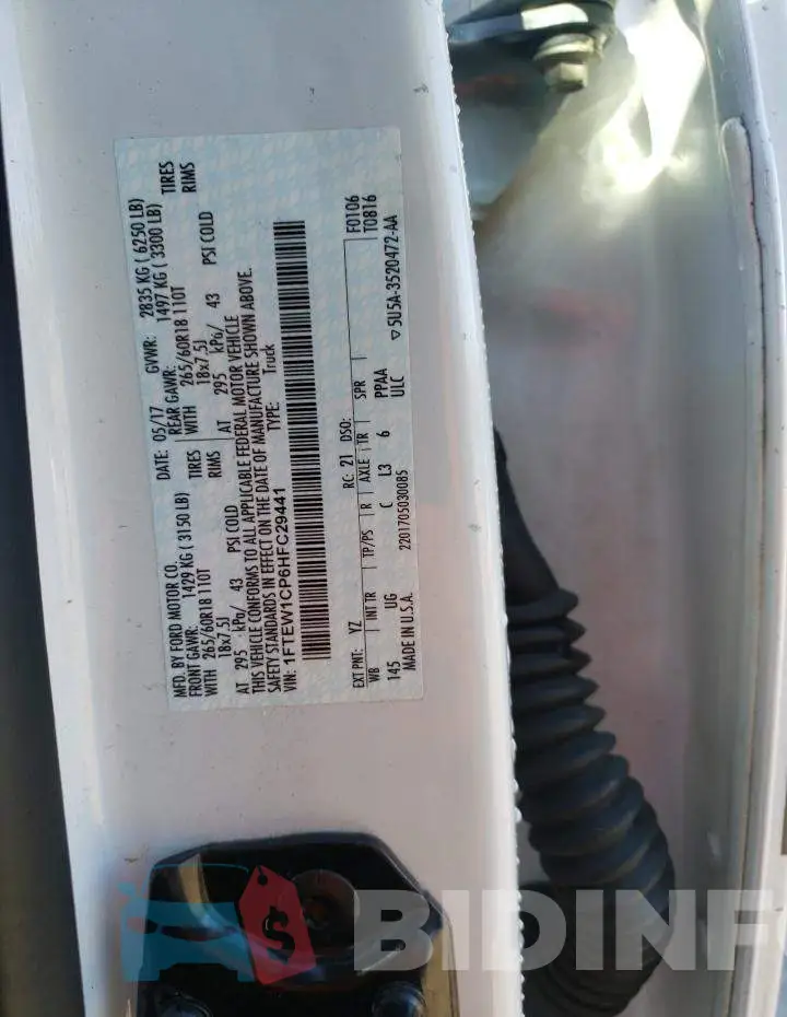 1FTEW1CP6HFC29441 Photo# 12