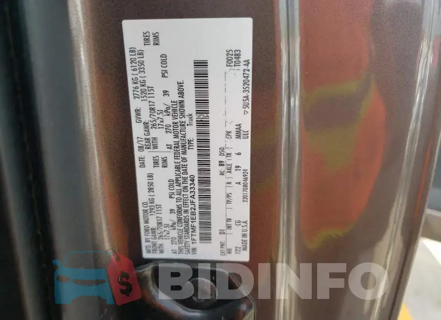 1FTMF1EB2JFA33340 Photo# 12