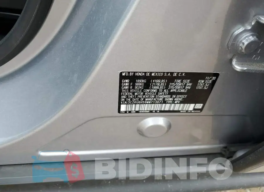 3CZRU6H59MM713071 Photo# 13
