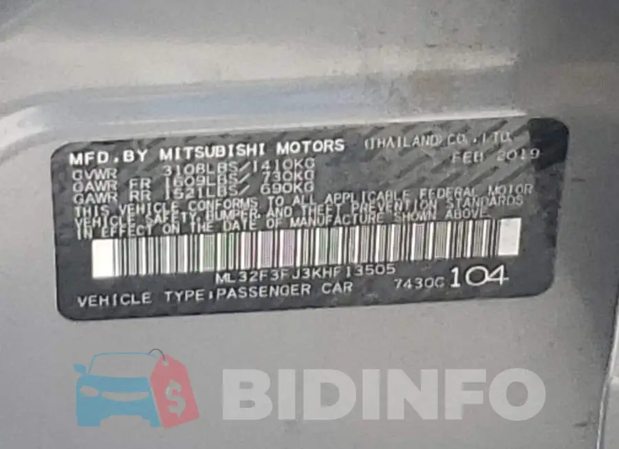 ML32F3FJ3KHF13505 Photo# 13