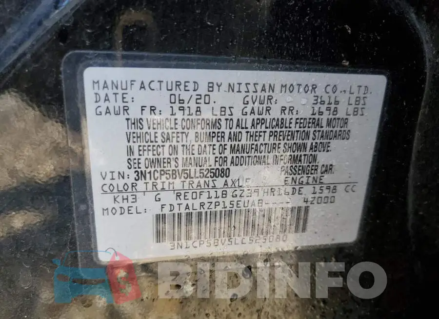 3N1CP5BV5LL525080 Photo# 12