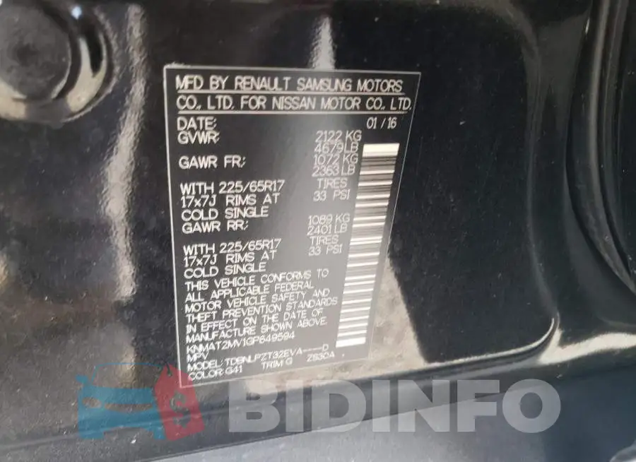 KNMAT2MV1GP649594 Photo# 13