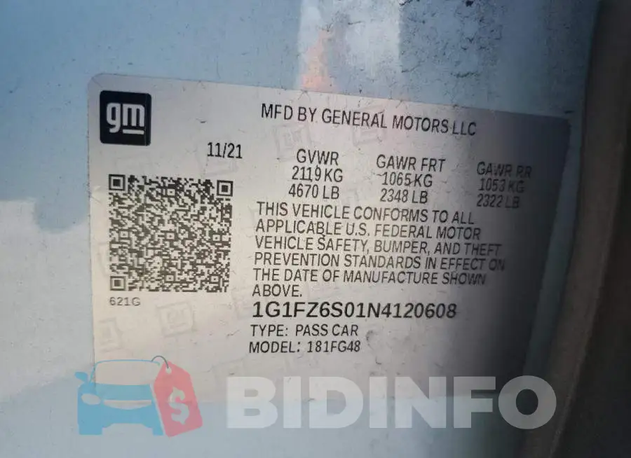 1G1FZ6S01N4120608 Photo# 14