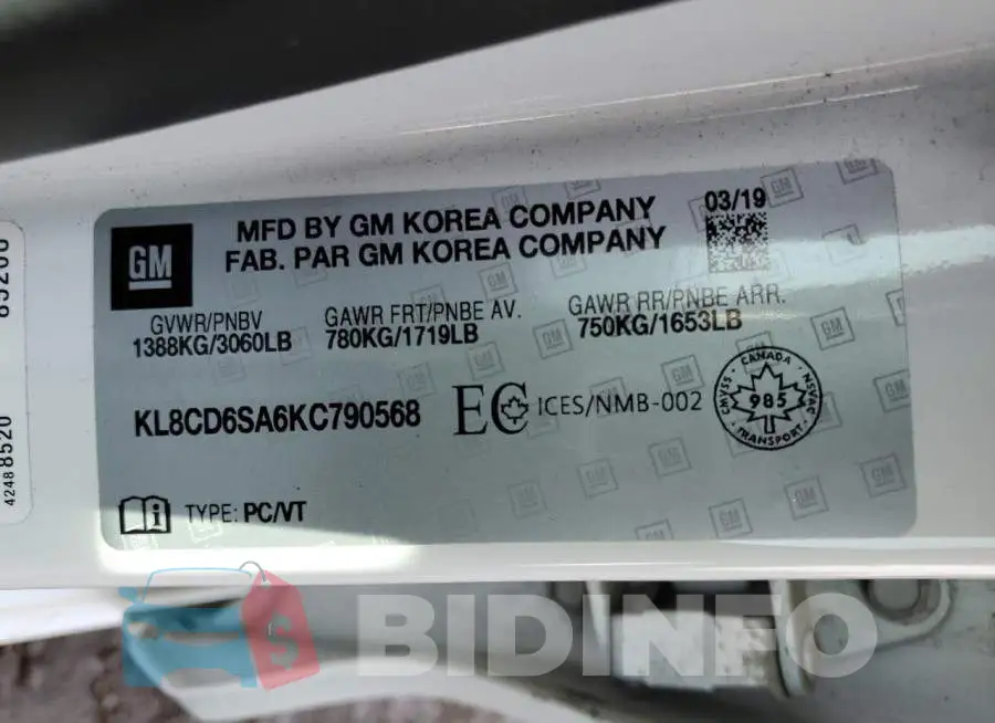 KL8CD6SA6KC790568 Photo# 12