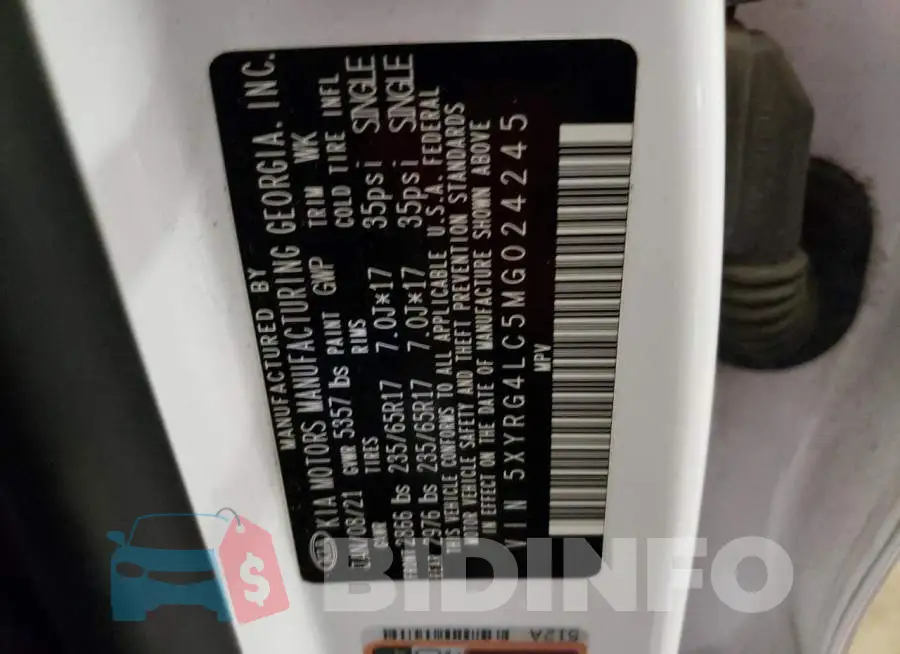5XYRG4LC5MG024245 Photo# 12