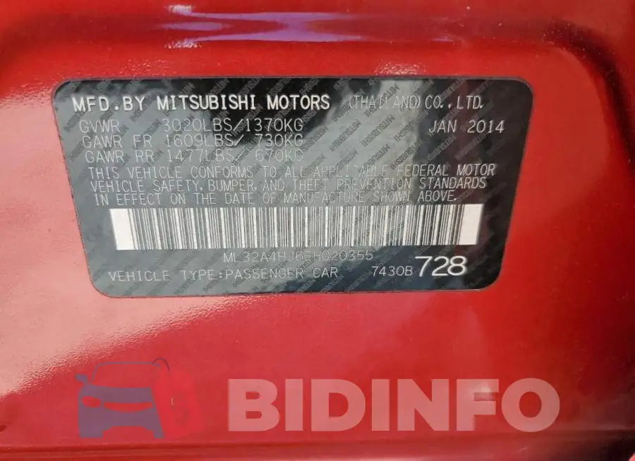 ML32A4HJ6EH020355 Photo# 12