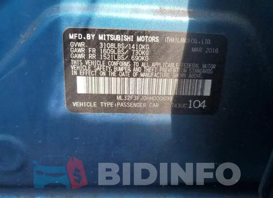 ML32F3FJ0HH000699 Photo# 12