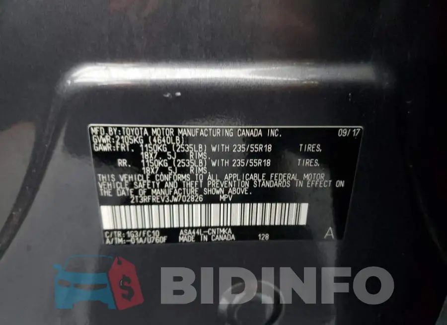 2T3RFREV3JW702826 Photo# 12