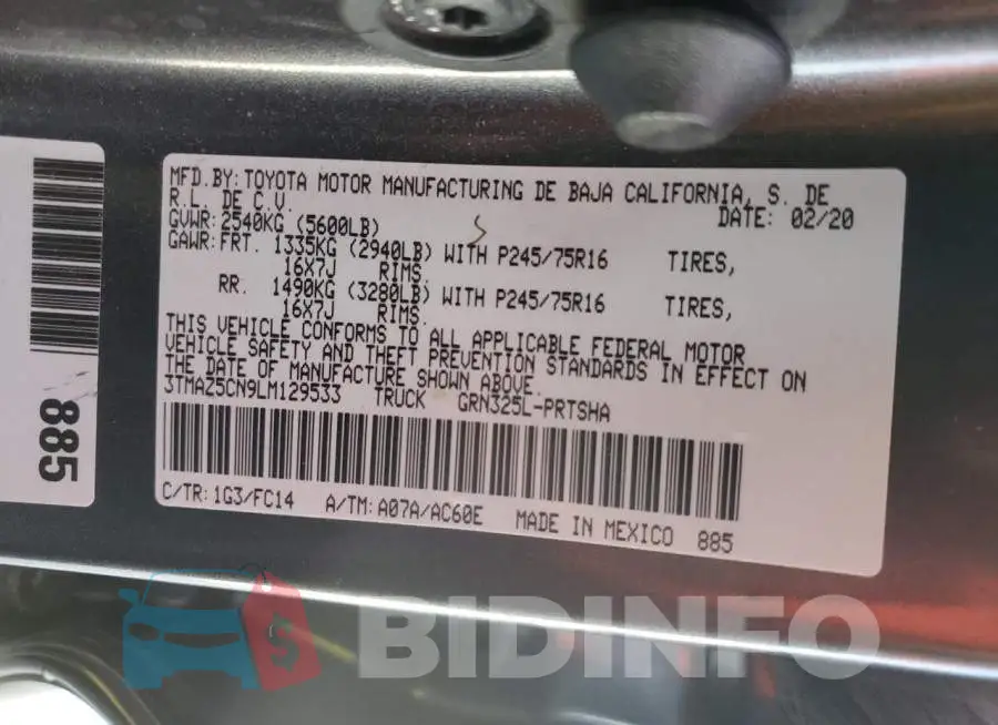 3TMAZ5CN9LM129533 Photo# 13