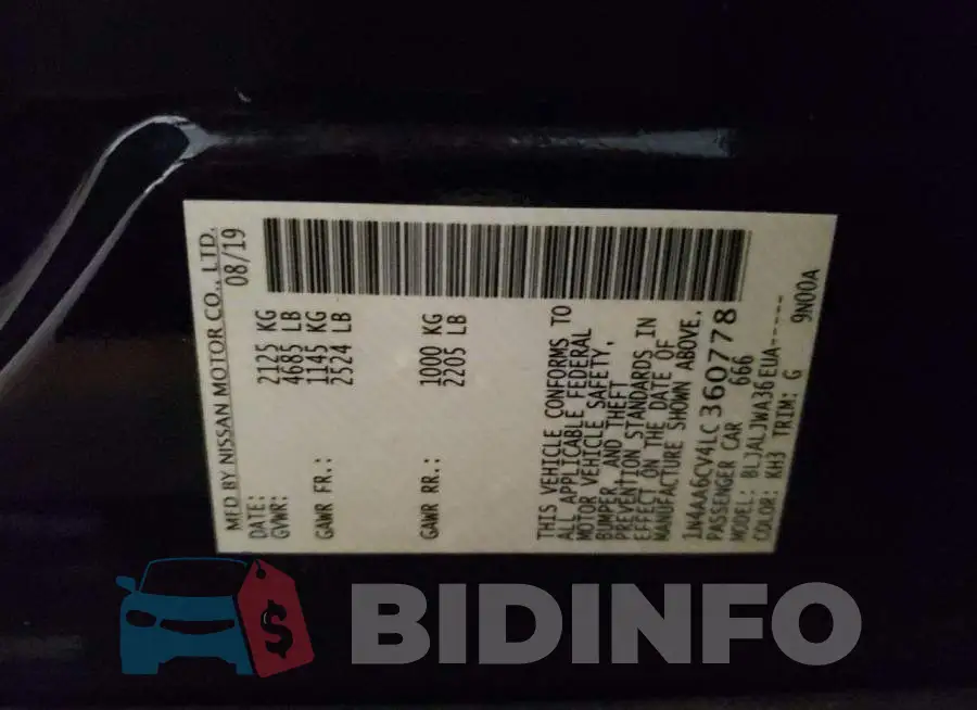 1N4AA6CV4LC360778 Photo# 12