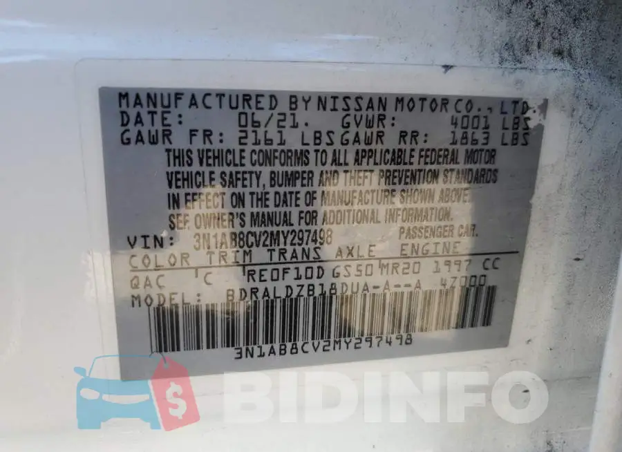 3N1AB8CV2MY297498 Photo# 12