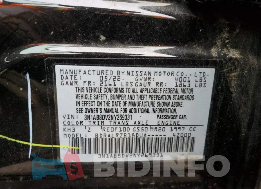 3N1AB8DV2NY269331 Photo# 12