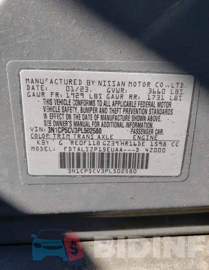 3N1CP5CV3PL502580 Photo# 12