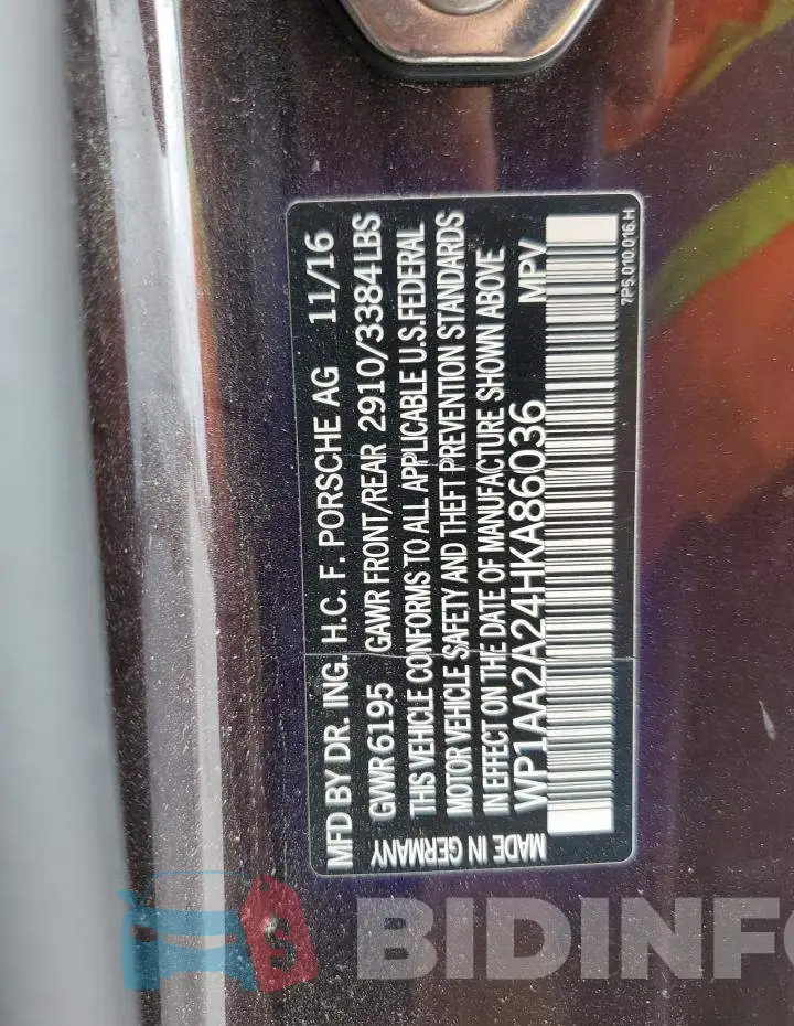 WP1AA2A24HKA86036 Photo# 13