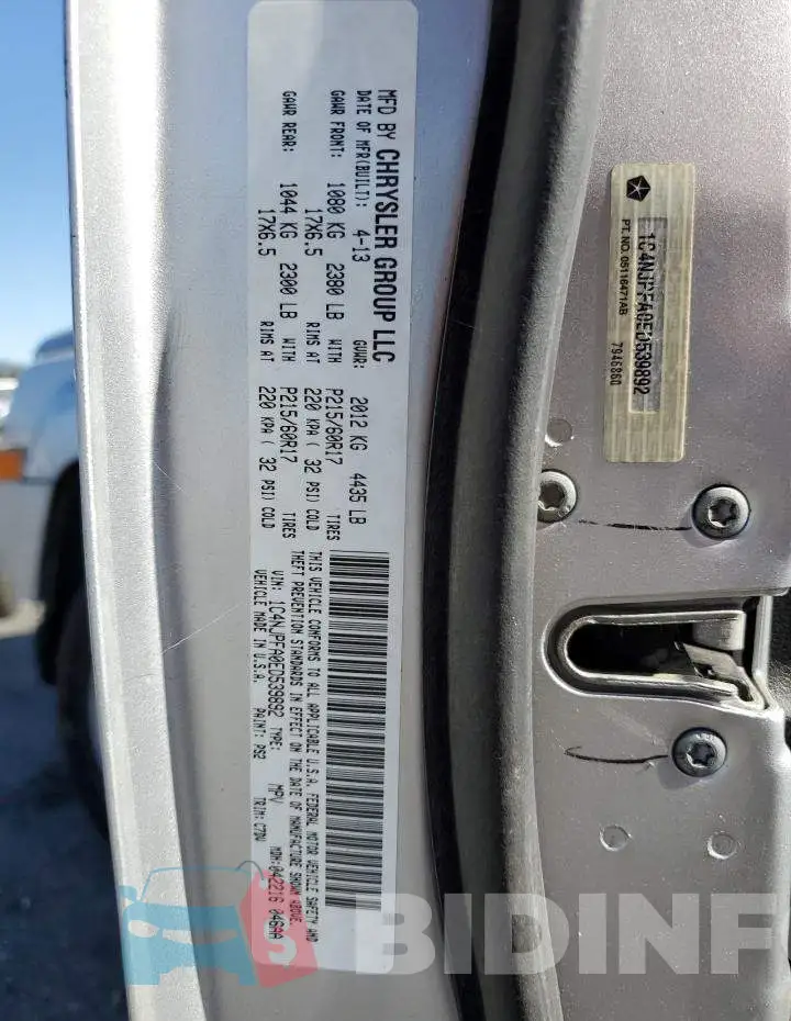 1C4NJPFA0ED539892 Photo# 13