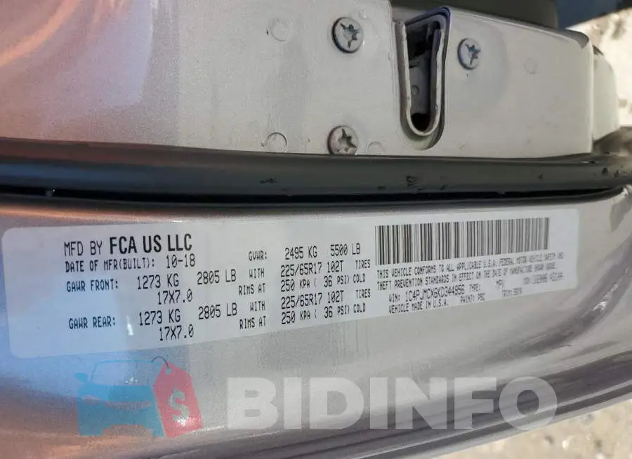 1C4PJMCX6KD344956 Photo# 14