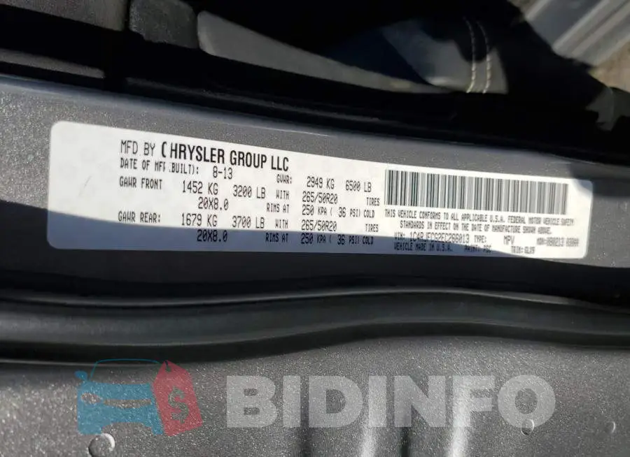 1C4RJFCG2EC266013 Photo# 12