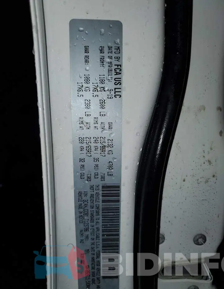 3C4NJDDB1LT123786 Photo# 14