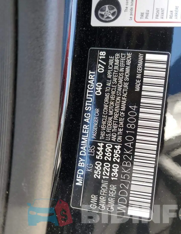 WDD2J5KB2KA018004 Photo# 12