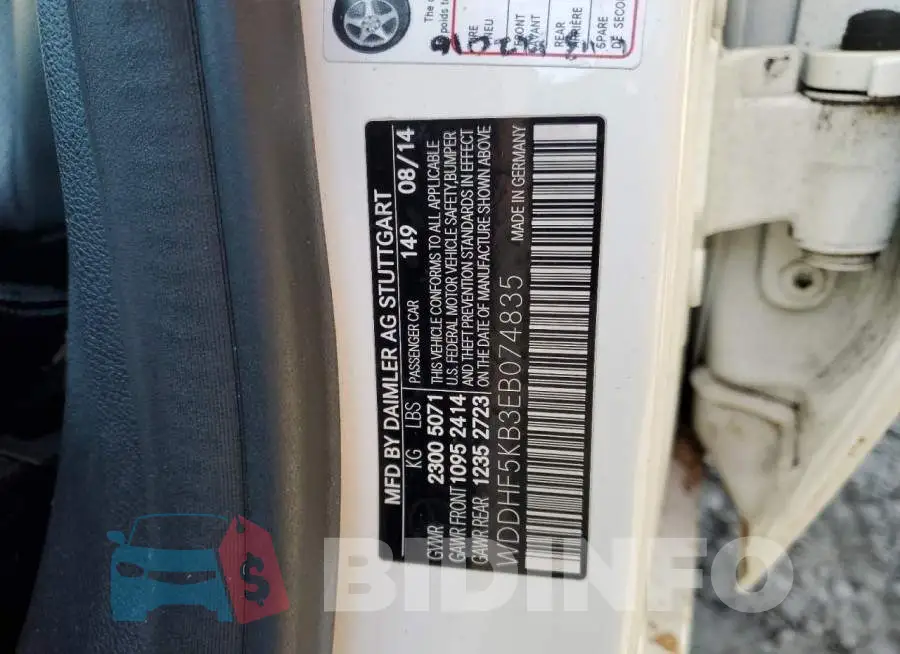 WDDHF5KB3EB074835 Photo# 12