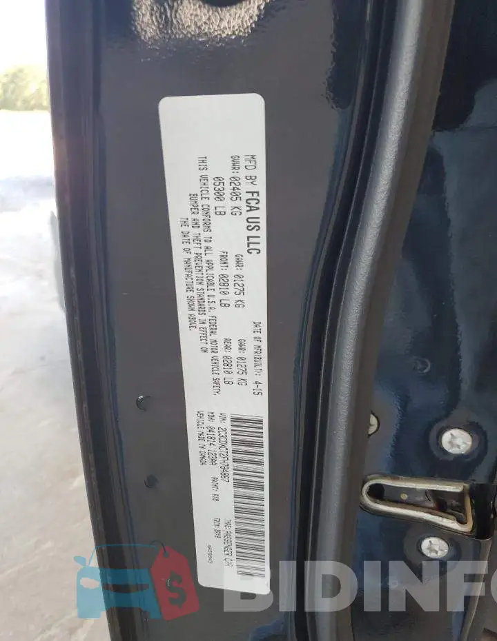 2C3CDXCT2FH784867 Photo# 12
