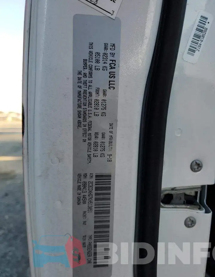 2C3CDXHG7KH513051 Photo# 13