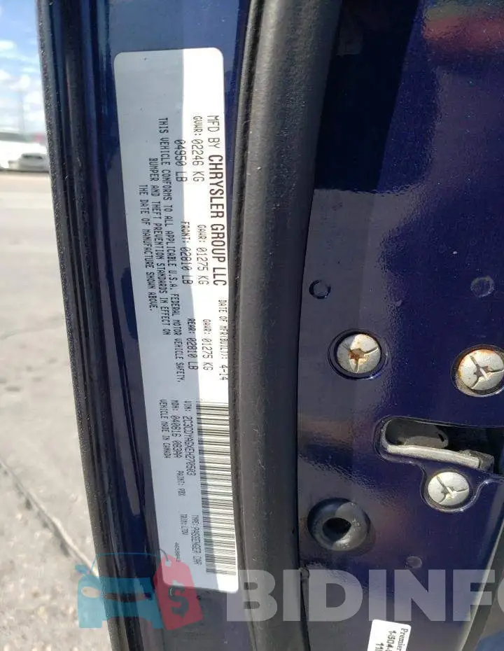 2C3CDYAGXEH270503 Photo# 12