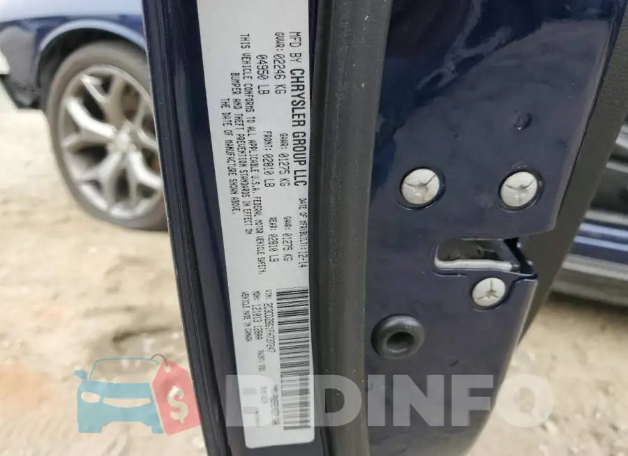 2C3CDZBG1FH737247 Photo# 13