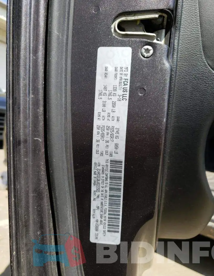 2C4RDGEG8JR221525 Photo# 13